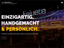 Tablet Screenshot of die-kajuete.de